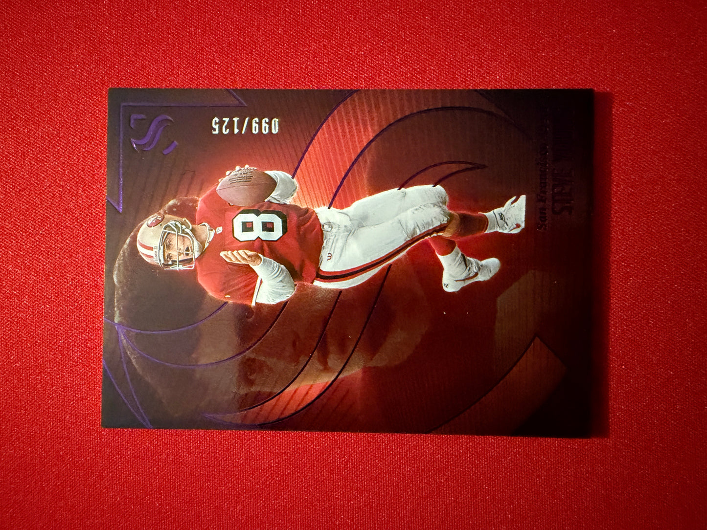 Steve Young 2025 Panini Silhouette Football Base Purple /125