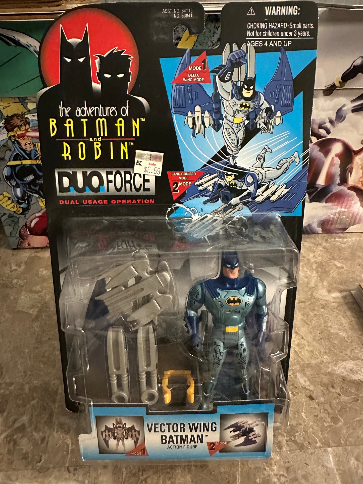 The Adventures of Batman & Robin Vector Wing Batman (Kenner) - New Sealed