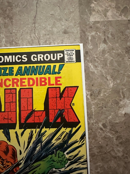 Incredible Hulk Annual #8 Newsstand FN+ 6.5 (Marvel Comics 1979) - Presents VF