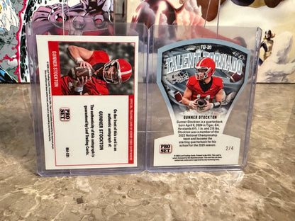 2026 Leaf Pro Set Gunner Stockton 1989 Auto Talent Tornado Lot