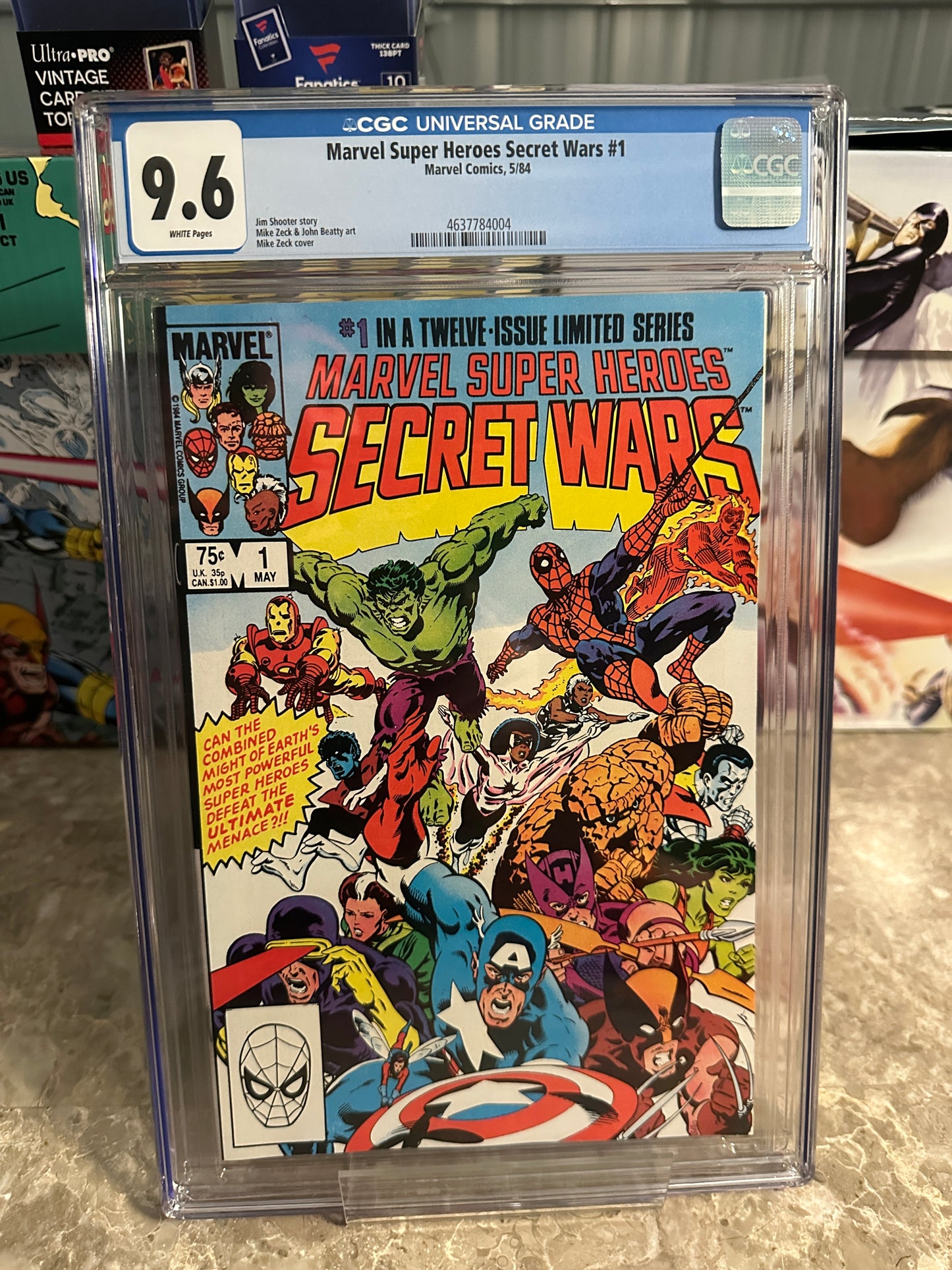 Marvel Super-Heroes: Secret Wars #1 CGC 9.6 WP (1984) - New Case