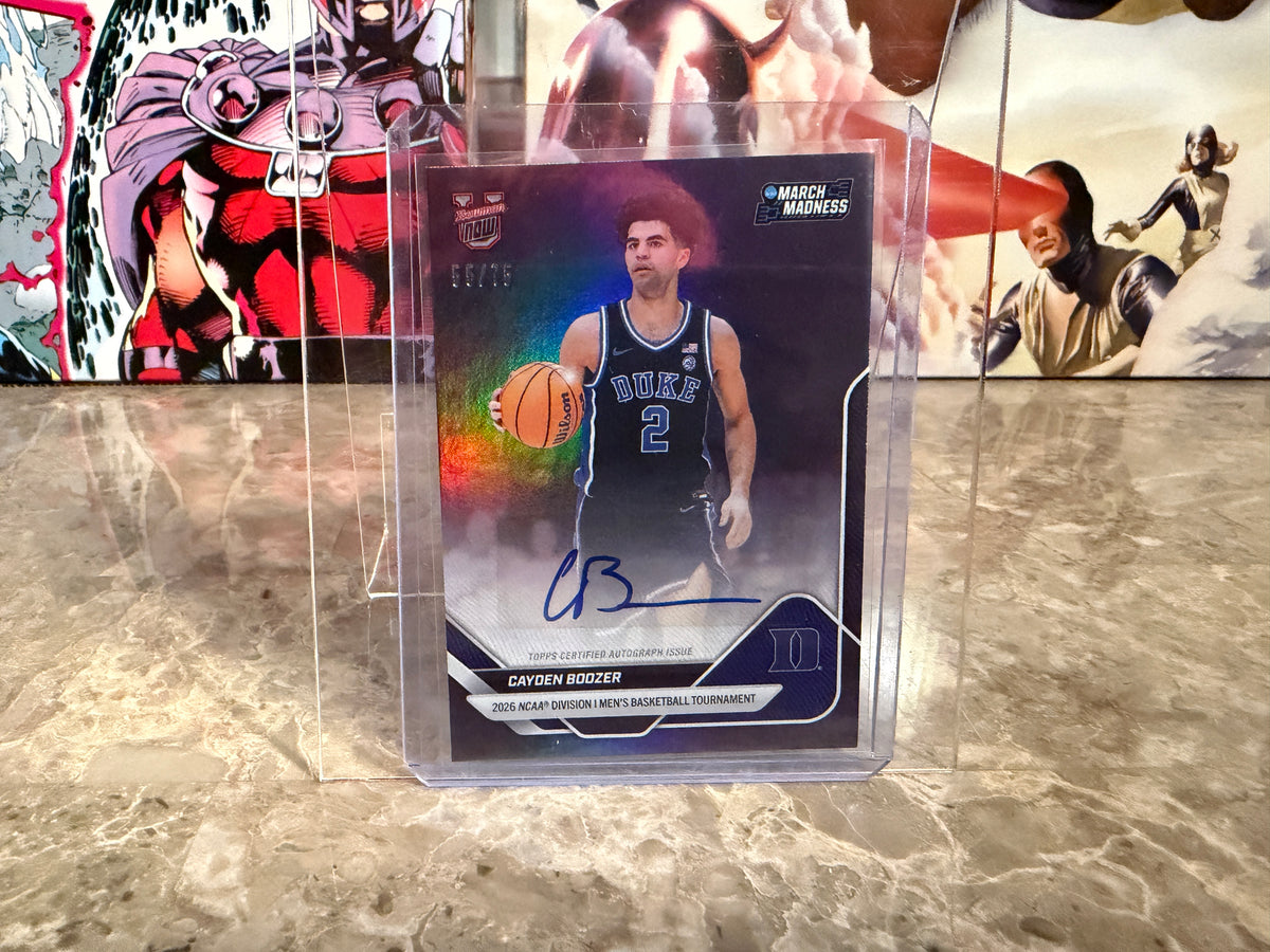 Cayden Boozer 2025-26 Topps Bowman U Now March Madness Auto /75