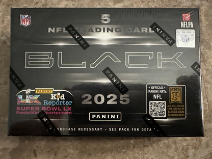 2025 Panini Black Hobby Box
