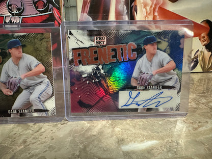 Gage Stanifer 2026 Leaf Pro Set Frenetic 1/1 Super Gold & Blue AUTO /10 LOT