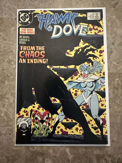 Hawk and Dove #1-5 Full Set (DC 1988)