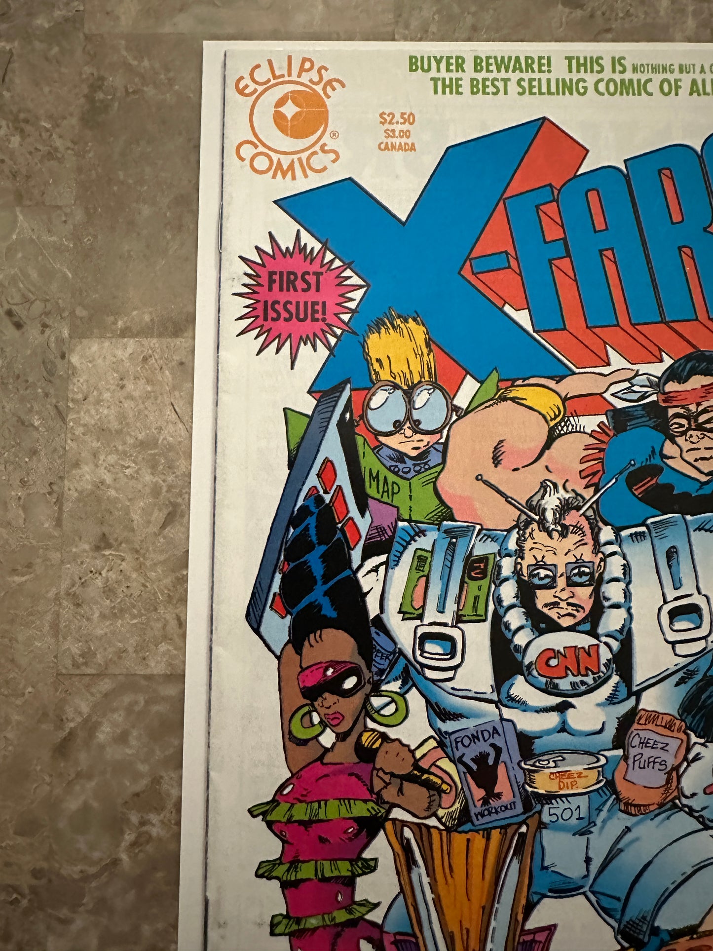 X-Farce #1 FN/VF 7.0 (Eclipse Comics 1992)