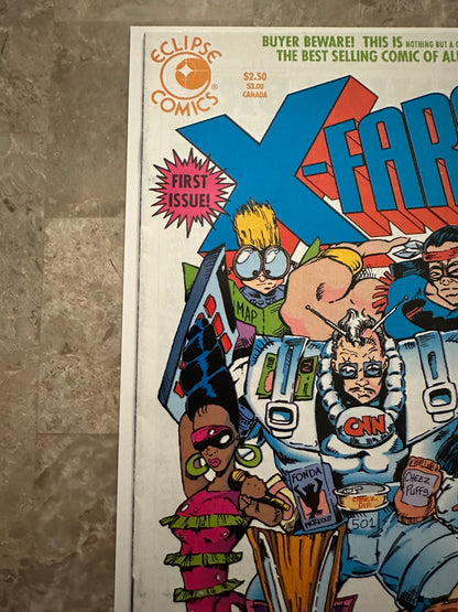 X-Farce #1 FN/VF 7.0 (Eclipse Comics 1992)