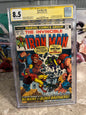 Iron Man #55 CGC 8.5 SS Stan Lee (1973 Marvel) - 1st Thanos & Drax