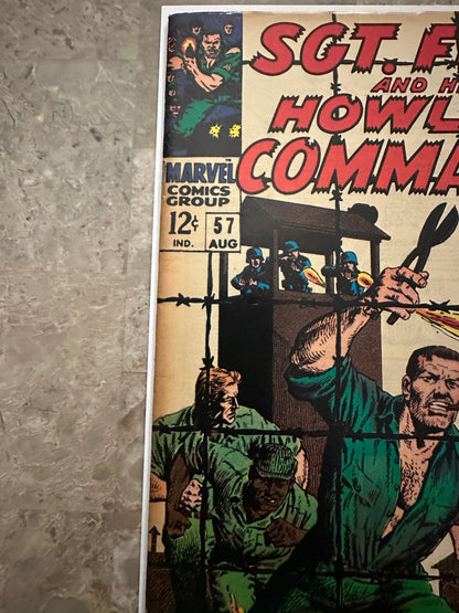 Sgt Fury #57 FN- 5.5 (Marvel Comics 1968)