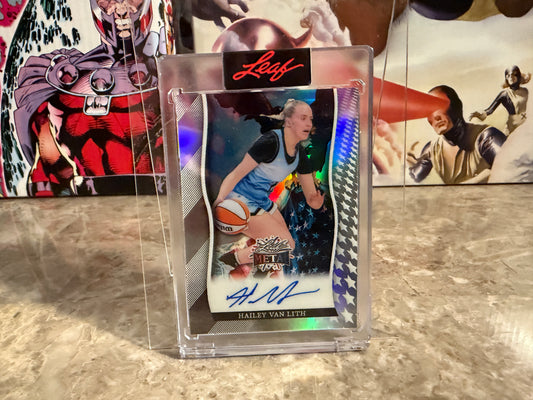 Hailey Van Lith 2026 Leaf Metal Independence Day Base Auto Bald Eagle /7