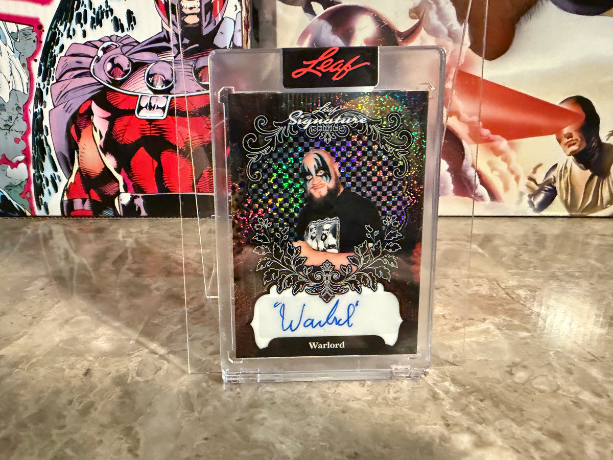 Warlord 2026 Leaf Signature Series Base Auto Black Stardust 1/1