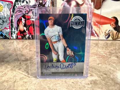 Karlyn Pickens 2026 Leaf Women of Sport Stainless Auto Platinum Lava 1/1