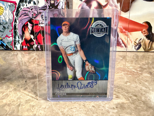 Karlyn Pickens 2026 Leaf Women of Sport Stainless Auto Platinum Lava 1/1