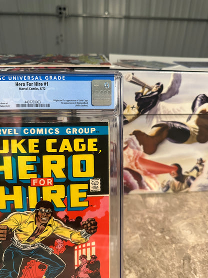 Hero for Hire #1 CGC 8.0 White Pages (1972 Marvel)