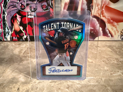 Josuar Gonzalez 2026 Leaf Pro Set Metal Baseball Talent Tornado Auto Platinum /10