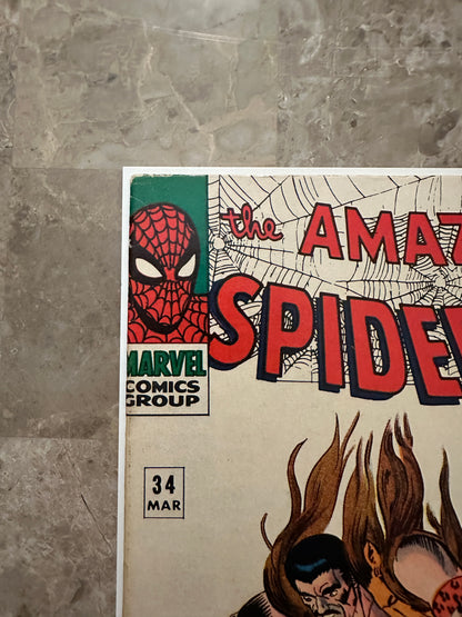 Amazing Spider-Man #34 FN+ 6.5 (Marvel Comics 1966)