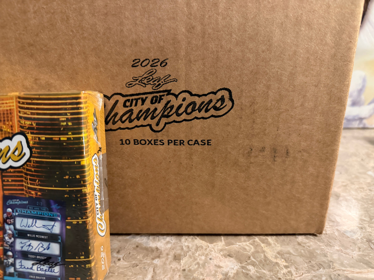 2026 Leaf City of Champions Hobby 10-Box Case