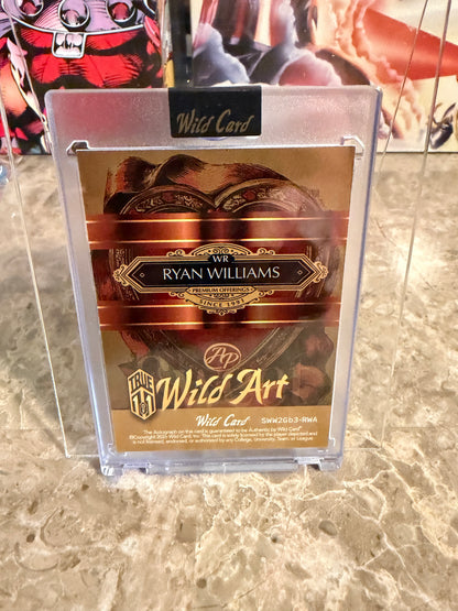 Ryan Williams 2026 Wild Card Wild Art 1/1 Gold Vinyl Auto