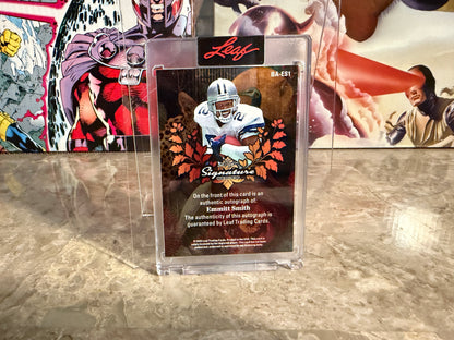 Emmitt Smith 2026 Leaf Signature Series Base Auto Silver Lava 1/1