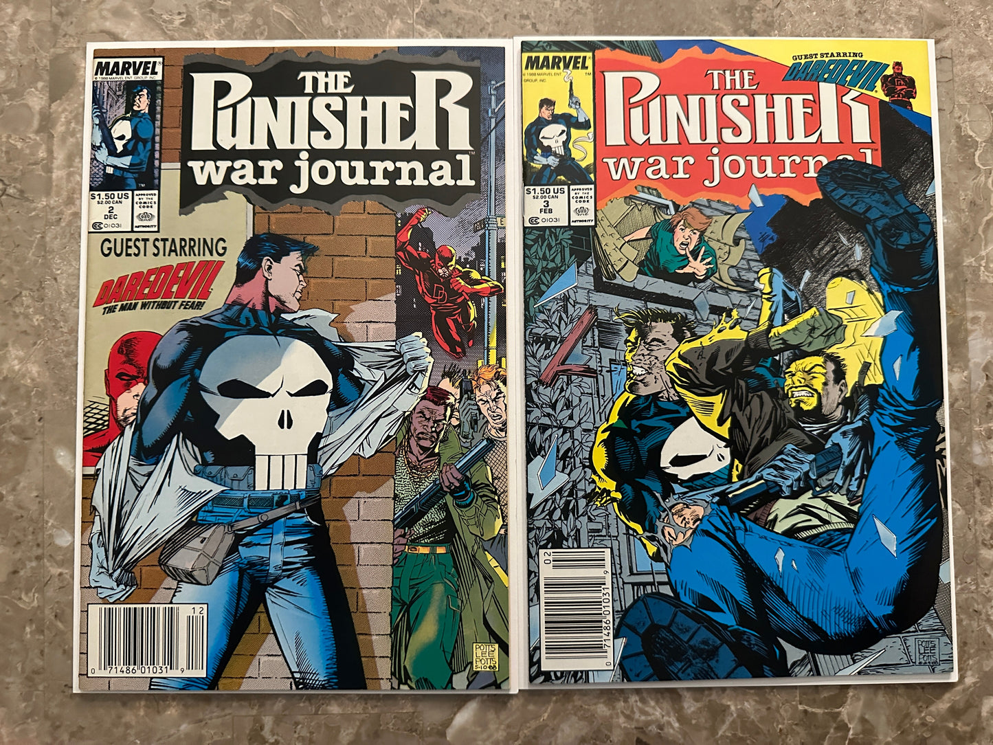 Punisher War Journal #1-14 High Grade Newsstand Starter Set (1988 Marvel)