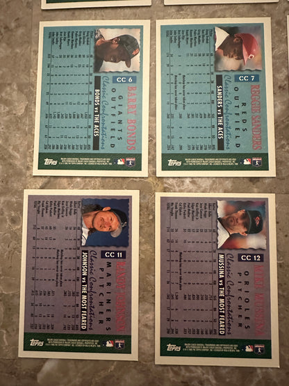 1996 Topps Classic Confrontations Full Set (15 card set)