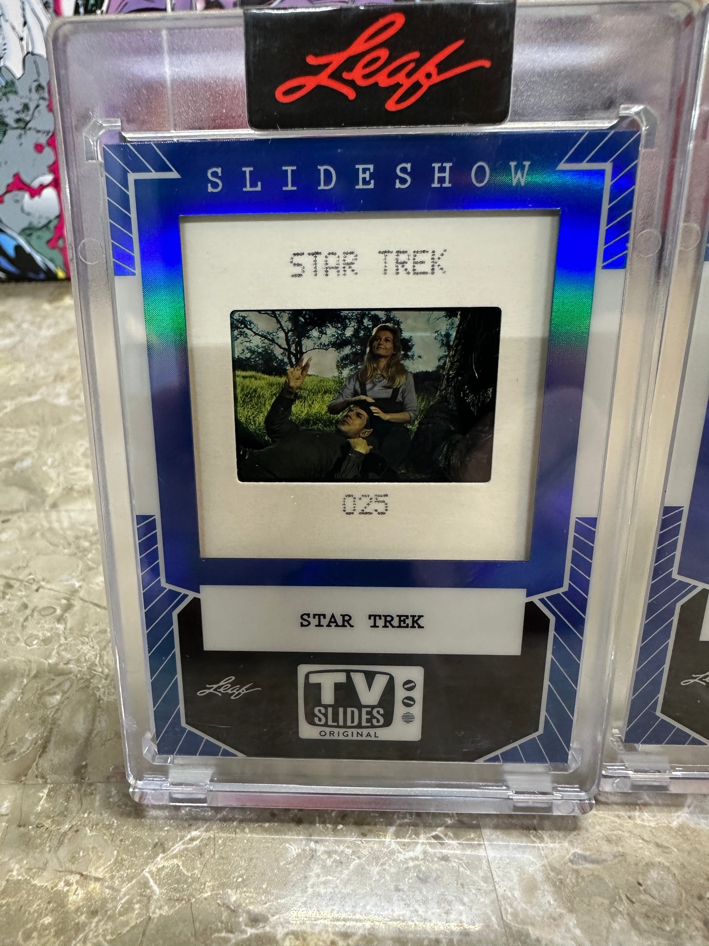 2026 Leaf Slideshow STAR TREK TOS 3-Slide Lot SPOCK This Side of Paradise PROMO