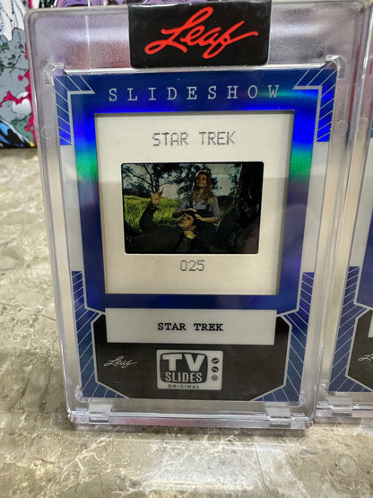 2026 Leaf Slideshow STAR TREK TOS 3-Slide Lot SPOCK This Side of Paradise PROMO