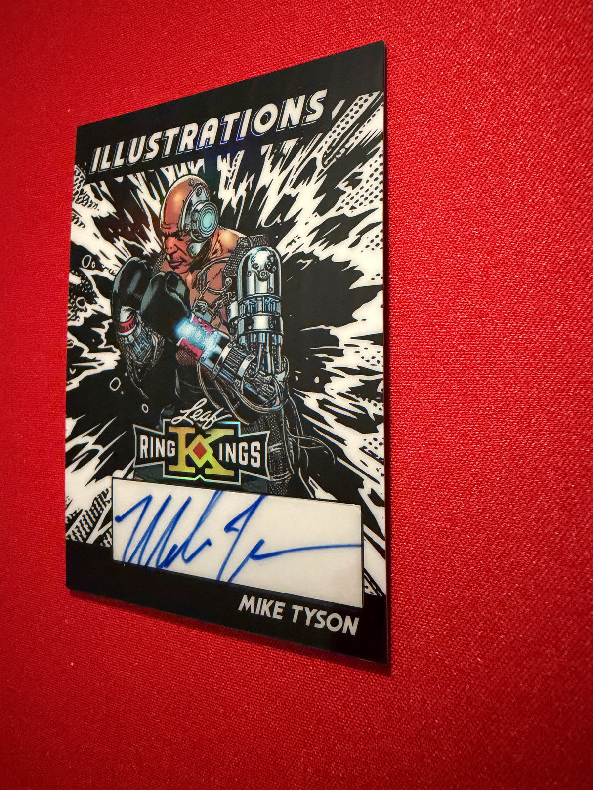 Mike Tyson 2026 Leaf Metal Ring Kings Illustrations Black 2/2