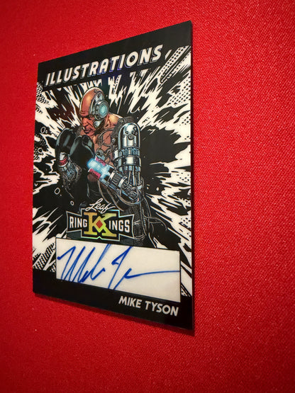 Mike Tyson 2026 Leaf Metal Ring Kings Illustrations Black 2/2