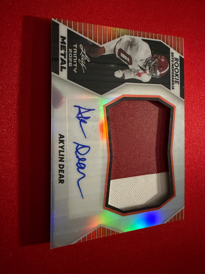 Akylin Dear 2026 Leaf Trinity Rookie Auto Memo Metal Multicolor Patch /7