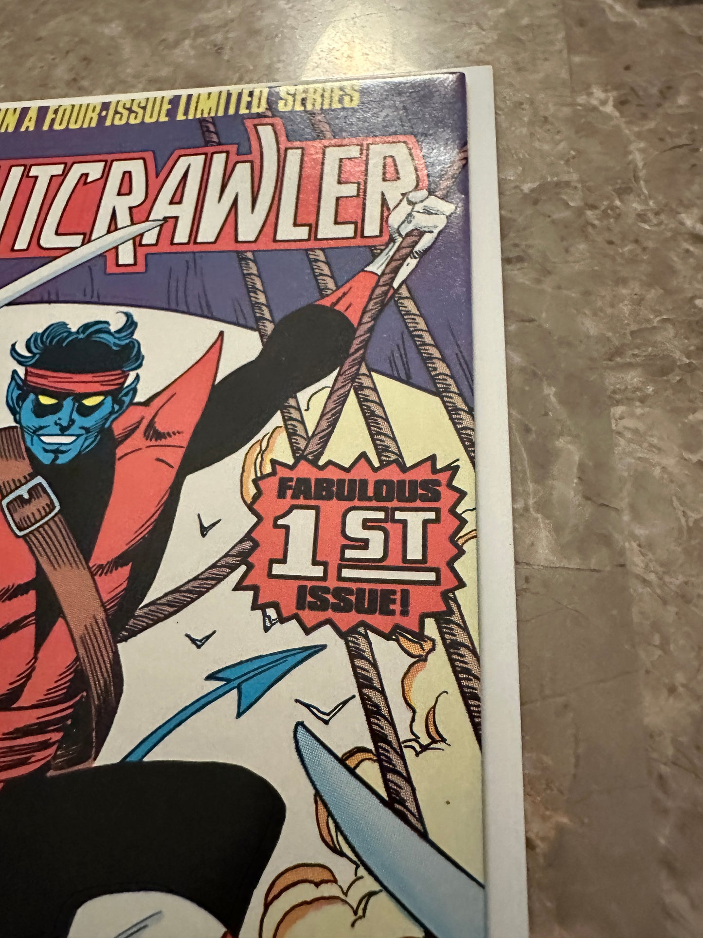 Nightcrawler #1-4 Full Set High Grade Newsstand (Marvel 1985)
