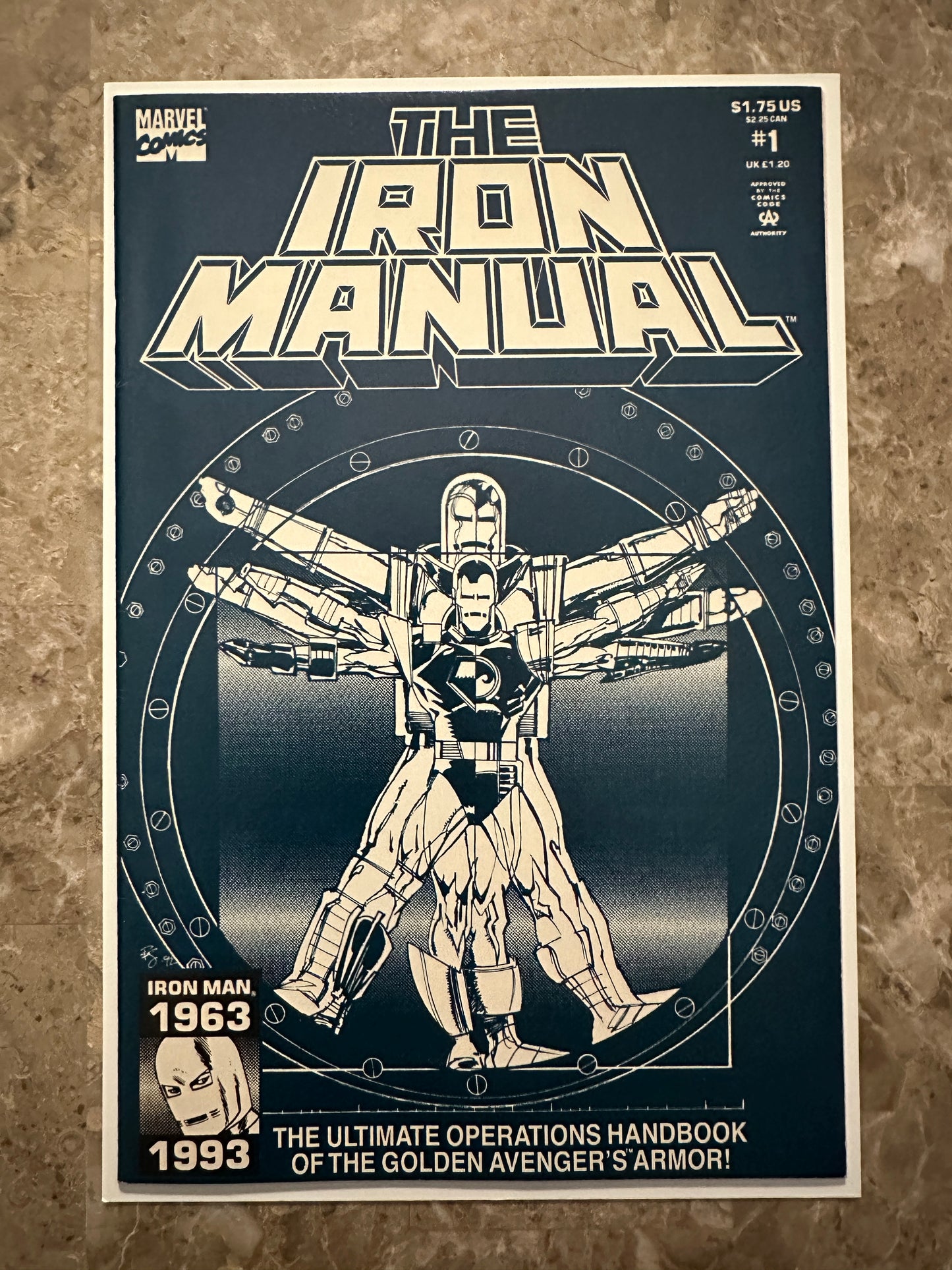 Iron Manual #1 VF/NM 9.0-9.2 (1993 Marvel Comics)