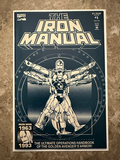Iron Manual #1 VF/NM 9.0-9.2 (1993 Marvel Comics)
