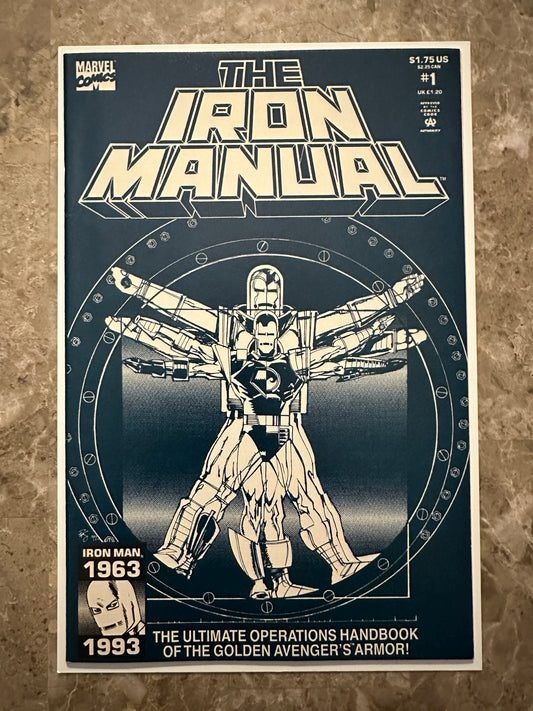 Iron Manual #1 VF/NM 9.0-9.2 (1993 Marvel Comics)
