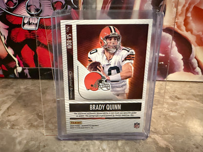 Brady Quinn 2025 Panini Silhouette Football Silhouette Autographs /75