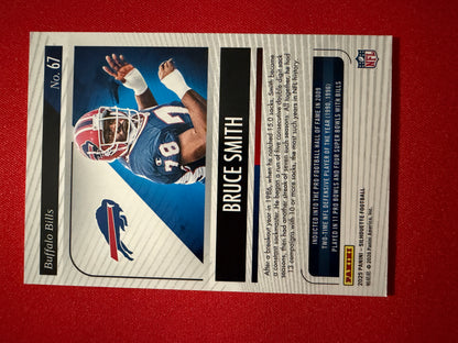 Bruce Smith 2025 Panini Silhouette Football Base Purple /125 #67