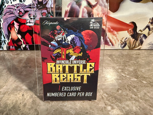 2026 Keepsake Battle Beast SDCC Exclusive Mystery Box Invincible Skybound Card