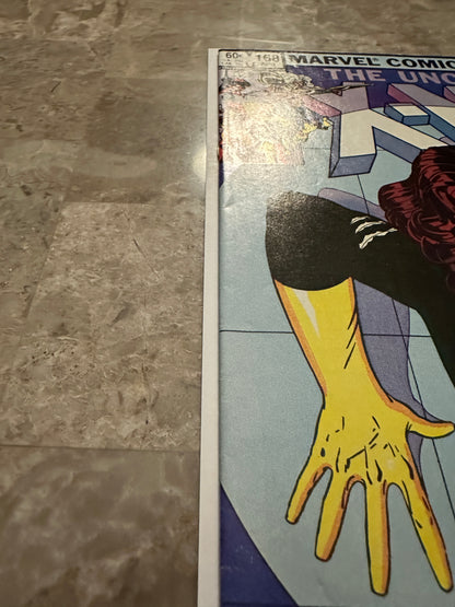 Uncanny X-Men #168 VF+ 8.5 (1983 Marvel Comics)