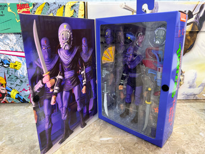 NECA TMNT Cartoon Series Trouble's Afoot Deluxe Foot Soldier Action Figure Set
