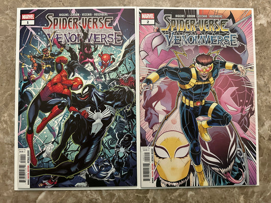 Spider-Verse vs. Venomverse #1 & 2 (Marvel Comics 2025)
