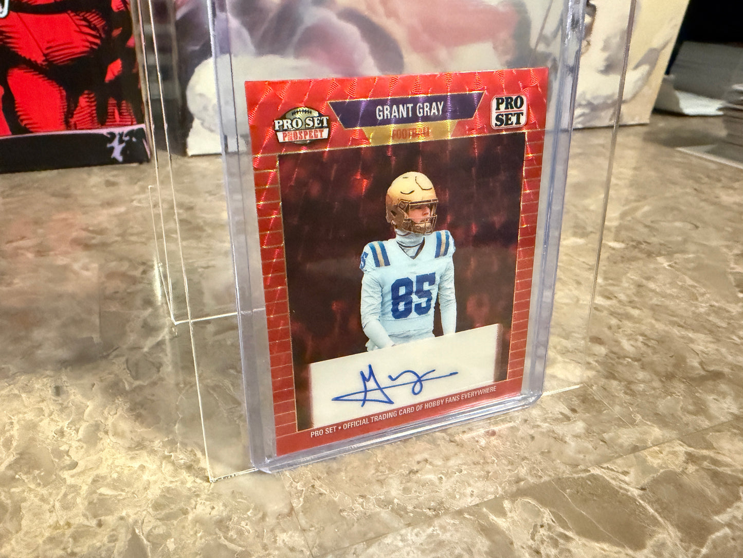 Grant Gray 2026 Leaf Pro Set Metal 1989 Mini Auto 1/1 Red Flood Super Prismatic