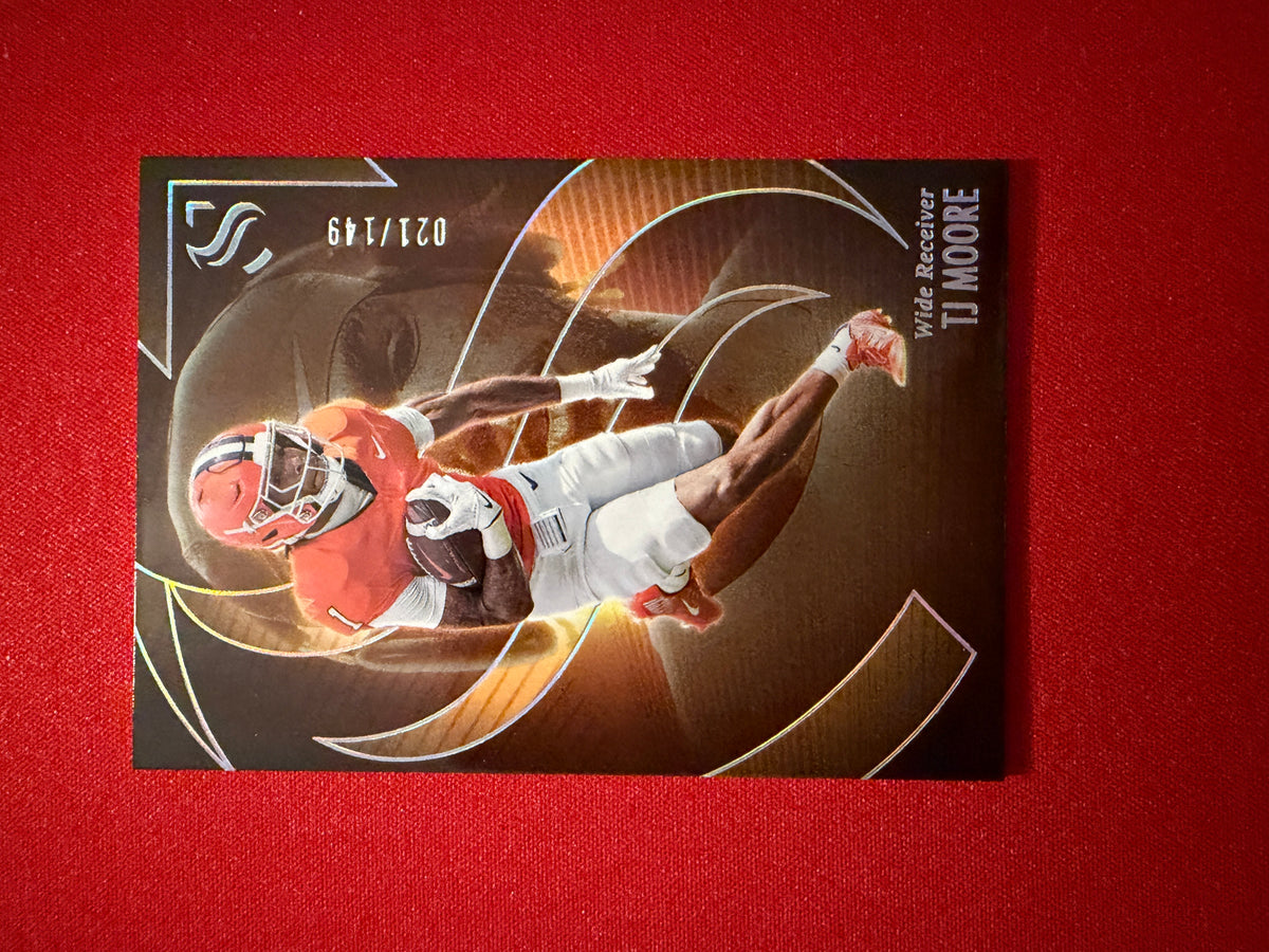 TJ Moore 2025 Panini Silhouette Football Base Silver /149 #86