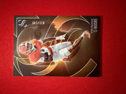 TJ Moore 2025 Panini Silhouette Football Base Silver /149 #86