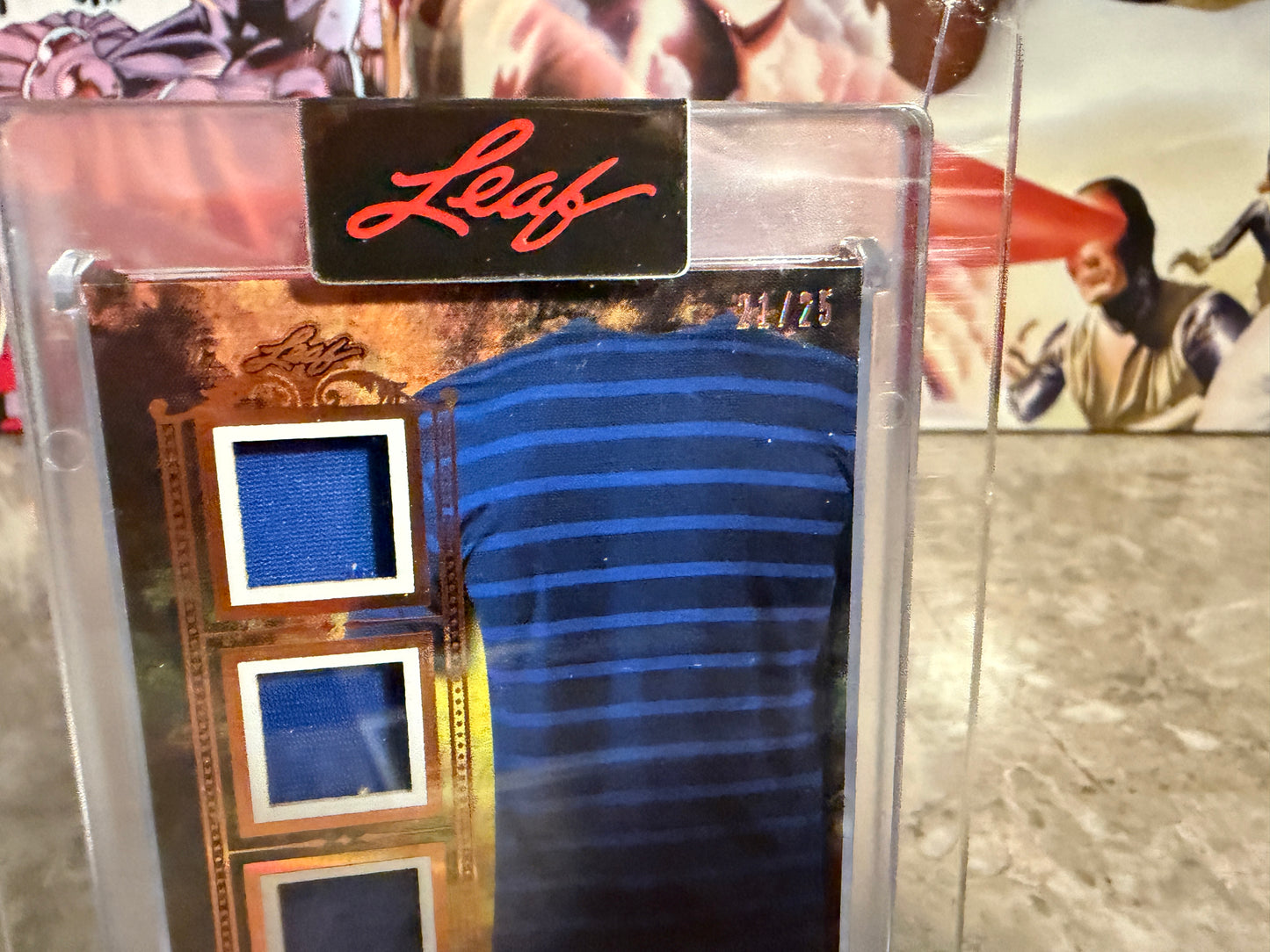 Kylian Mbappe 2026 Leaf Art of Sport Work of Art Tri-Patch /25