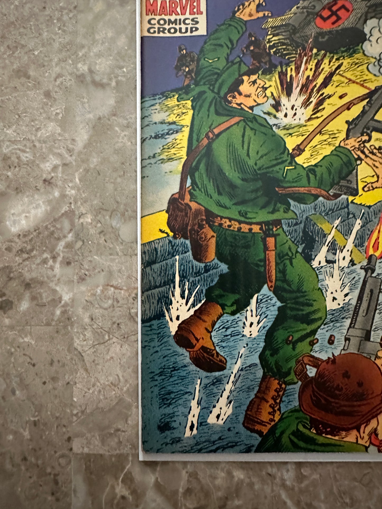 Sgt Fury #63 FN- 5.5 (Marvel Comics 1969) - Higher Grade with tanning