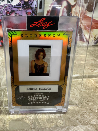 2026 Leaf Slideshow SANDRA BULLOCK /25 Metal Celebrity Snaps SLIDE Sexy Shot