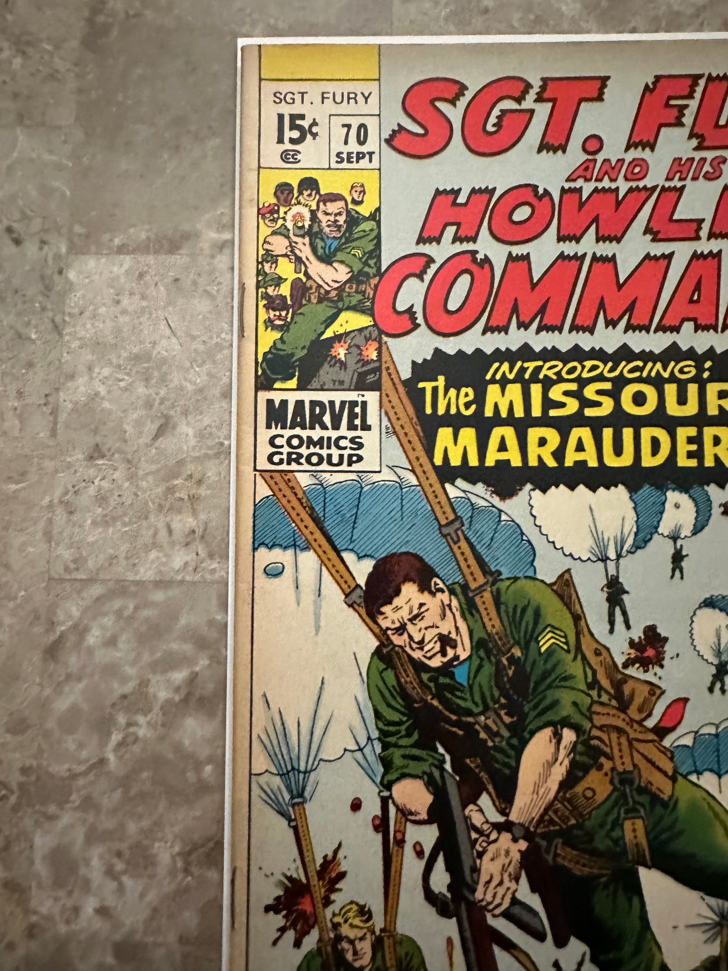 Sgt Fury #70 FN- 5.5 (Marvel Comics 1969)