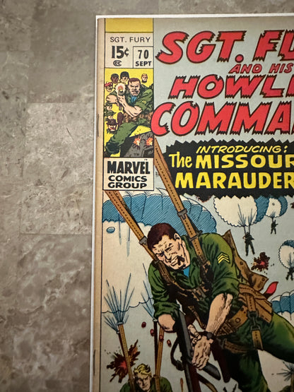 Sgt Fury #70 FN- 5.5 (Marvel Comics 1969)