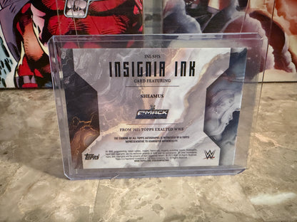 Sheamus 2026 Topps Exalted WWE Insignia Ink On-Card Auto /99