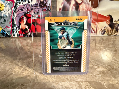 Jesus Made 2025 Leaf Optichrome Baseball Base Auto Crystal /10